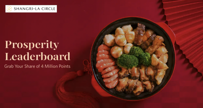 Shangri-La Circle Feast For Prosperity Dining Promotion With 4 Million Points In Prizes