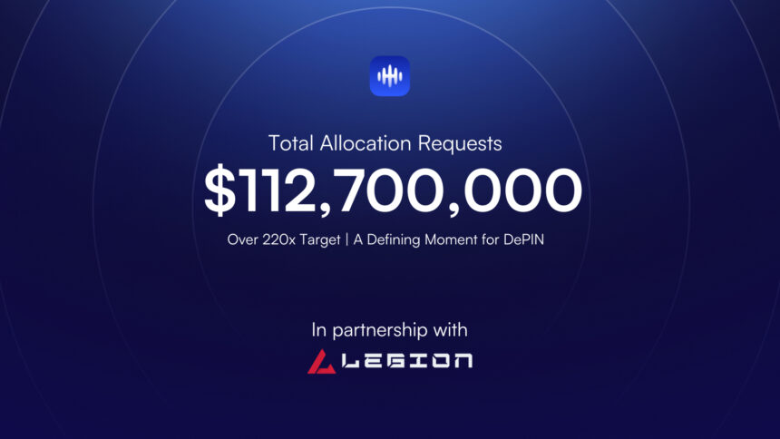 Silencio Network Breaks Records: $112 Million in Allocation Requests, Surpassing Target by 220x