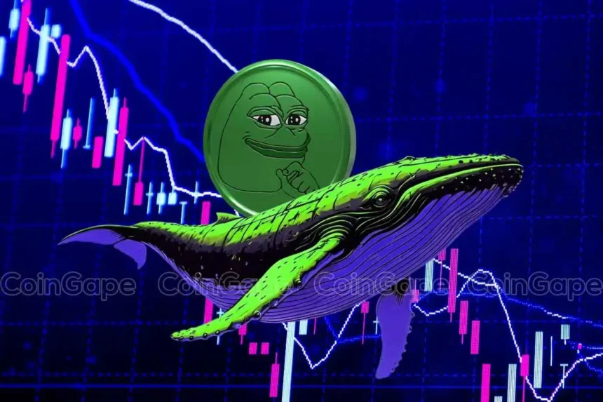 Smart Pepe Coin (PEPE) Whale Deposits 588B Tokens, Will Price Crash?