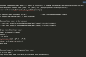 A Stepwise Python Code Implementation to Create Interactive Photorealistic Faces with NVIDIA StyleGAN2‑ADA