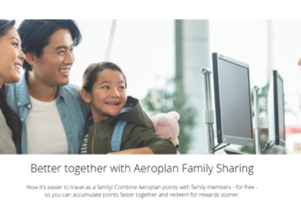 Air Canada Aeroplan Family Sharing Program Has Reopened For New Enrollments