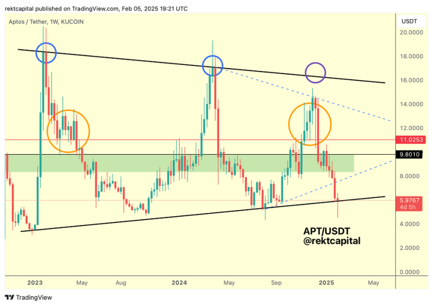 Aptos (APT) Could See A 95% Rebound, But It Must Hold This Level – Analyst