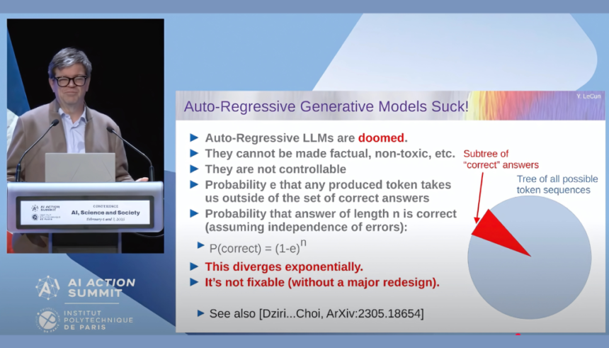 Are Autoregressive LLMs Really Doomed? A Commentary on Yann LeCun’s Recent Keynote at AI Action Summit