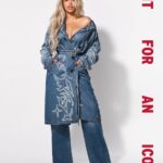 Beyonce Posed in a Blue Denim on Denim Look for Levi’s Latest Campaign