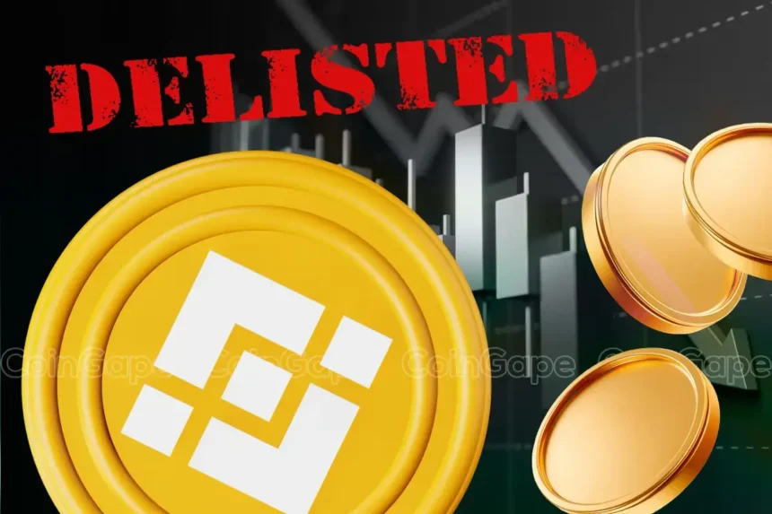 Binance To Delist These 3 Major Tokens Sparking Price Crash Concerns