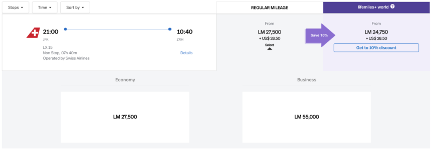 Bummer: LifeMiles Raises Award Rates on Many Routes … Again