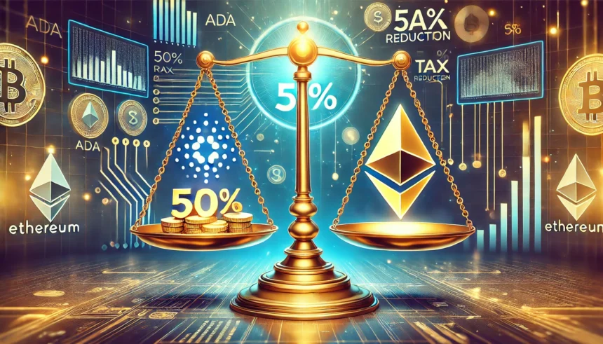 Can Cardano’s 50% Tax Reduction Give ADA an Edge Over Ethereum?