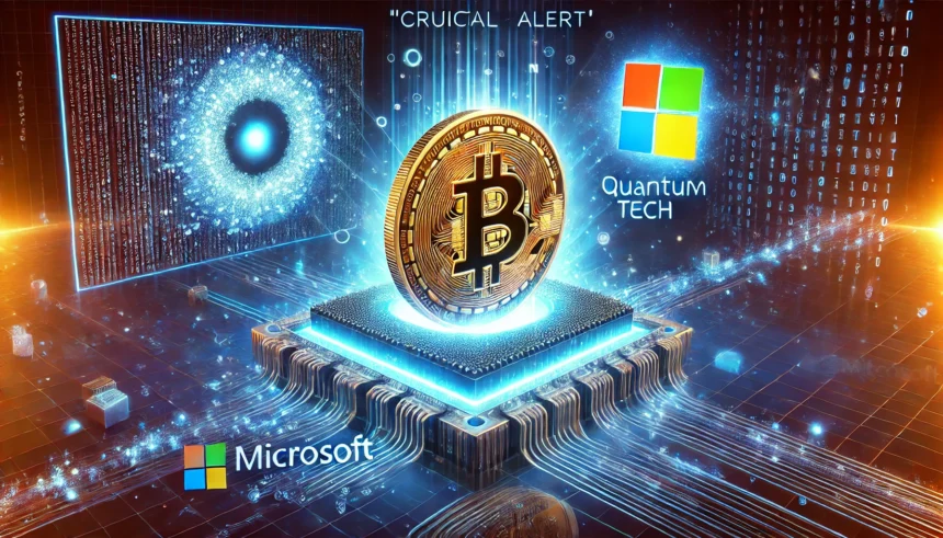 ‘Crucial’ Bitcoin Alert: Microsoft’s Quantum Tech Could Change Everything