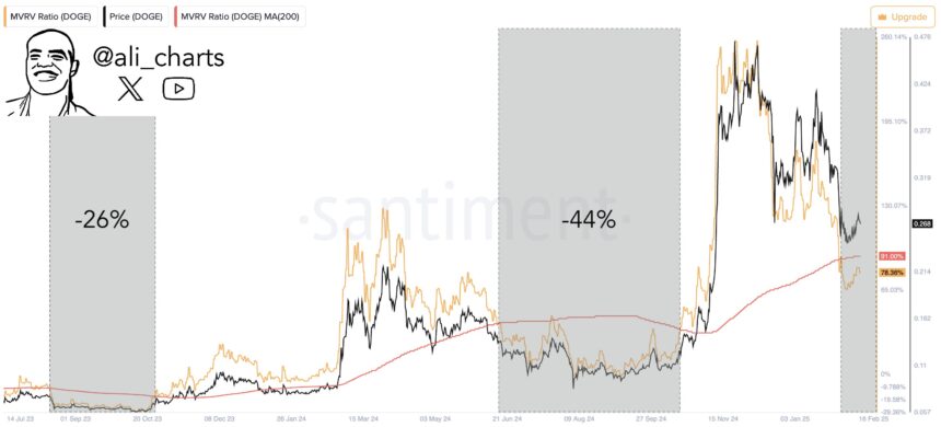 Dogecoin Crash Signal Flashes: Analyst Warns Of A Potential 40% Drop