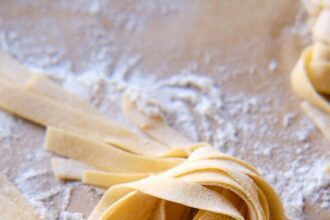 Homemade Tagliatelle