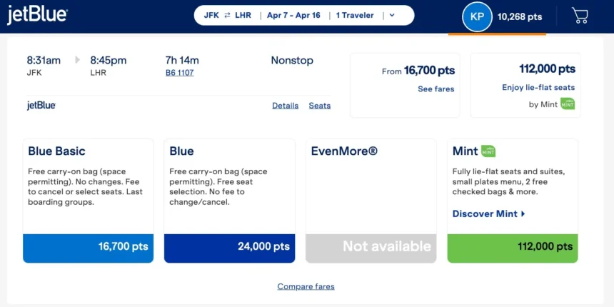 JetBlue Rolls Out Basic Economy Award Tickets, Will Others Follow?