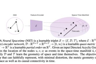 Neural SpaceTimes (NSTs): A Class of Trainable Deep Learning-based Geometries that can Universally Represent Nodes in Weighted Directed Acyclic Graphs (DAGs) as Events in a Spacetime Manifold