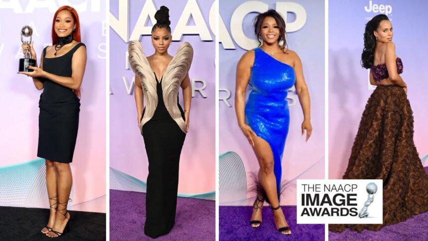 On the Scene at the 2025 NAACP Image Awards: Keke Palmer Wins ‘Entertainer of the Year’ in a Black Versace Dress, Chloe Bailey Stuns in a Sculptural Gaurav Gupta Gown, Claire Sulmers Dazzles in a Blue David Koma Dress + More