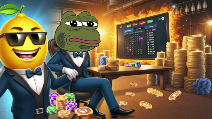 PEPE & BENJI Crash As BitLemons ($BLEM) Shows The Future Of Crypto Gaming