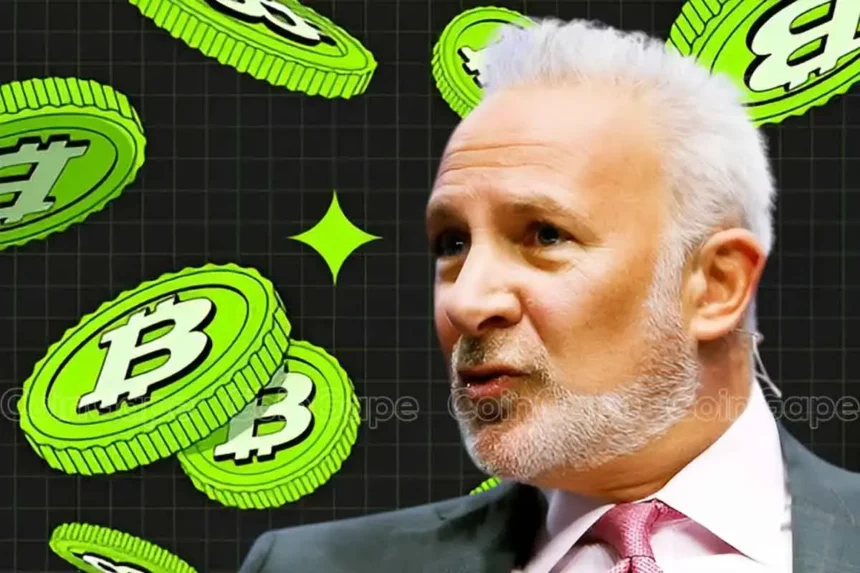 Peter Schiff Says Bitcoin Is Overpriced Than GameStop After GME Stock Rally