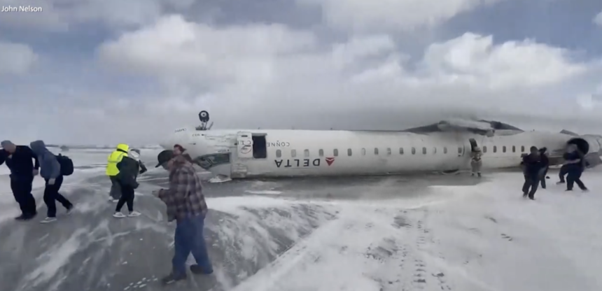 Upside Down: Delta Jet Crashes Upon Landing At Toronto Airport, 21 People Injured