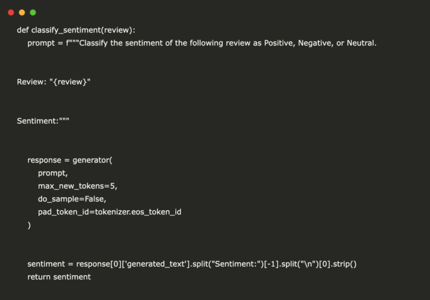 A Coding Guide to Sentiment Analysis of Customer Reviews Using IBM’s Open Source AI Model Granite-3B and Hugging Face Transformers