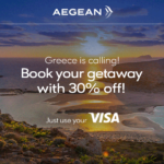 Aegean 30% Off From Northern Europe To Greece May 1 – October 31, 2025 (Book By March 31)