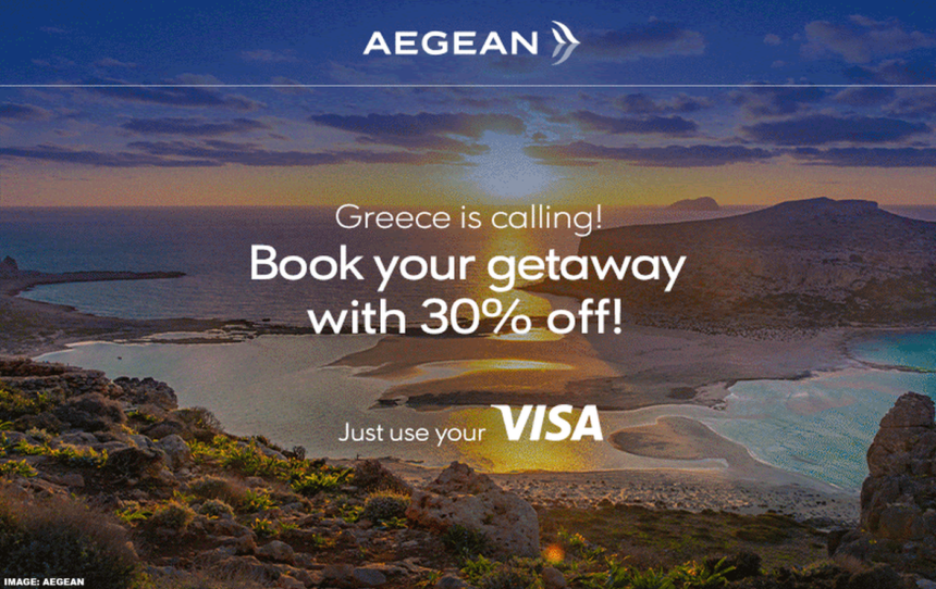 Aegean 30% Off From Northern Europe To Greece May 1 – October 31, 2025 (Book By March 31)