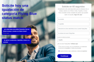 Air France & KLM Flying Blue Igualación de Categoría Para Miembros Elite de Iberia en España