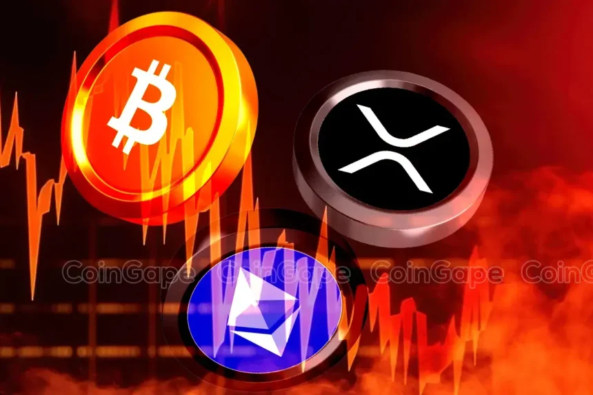 Crypto Market Crash: Here’s Why BTC, ETH, XRP & Others Face $685M Liquidation