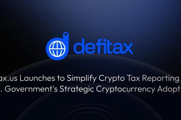 DefiTax.us Launches to Simplify Crypto Tax Reporting Amid U.S. Government’s Strategic Cryptocurrency Adoption