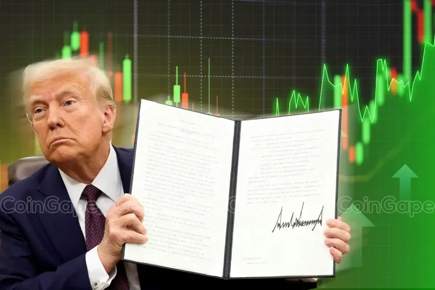 Donald Trump To Sign Executive Order to End Crypto Banking Restrictions; Report