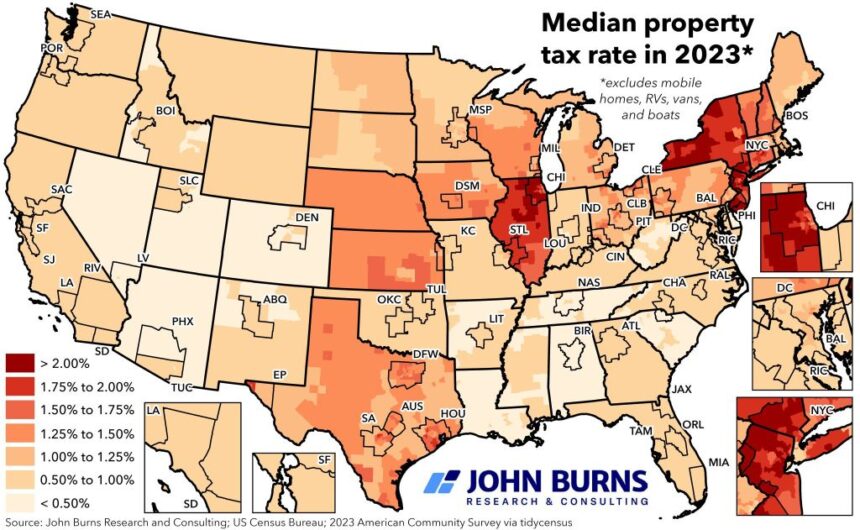 John Burns: Rising property taxes are forcing retirees out of some states