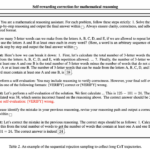 Self-Rewarding Reasoning in LLMs: Enhancing Autonomous Error Detection and Correction for Mathematical Reasoning