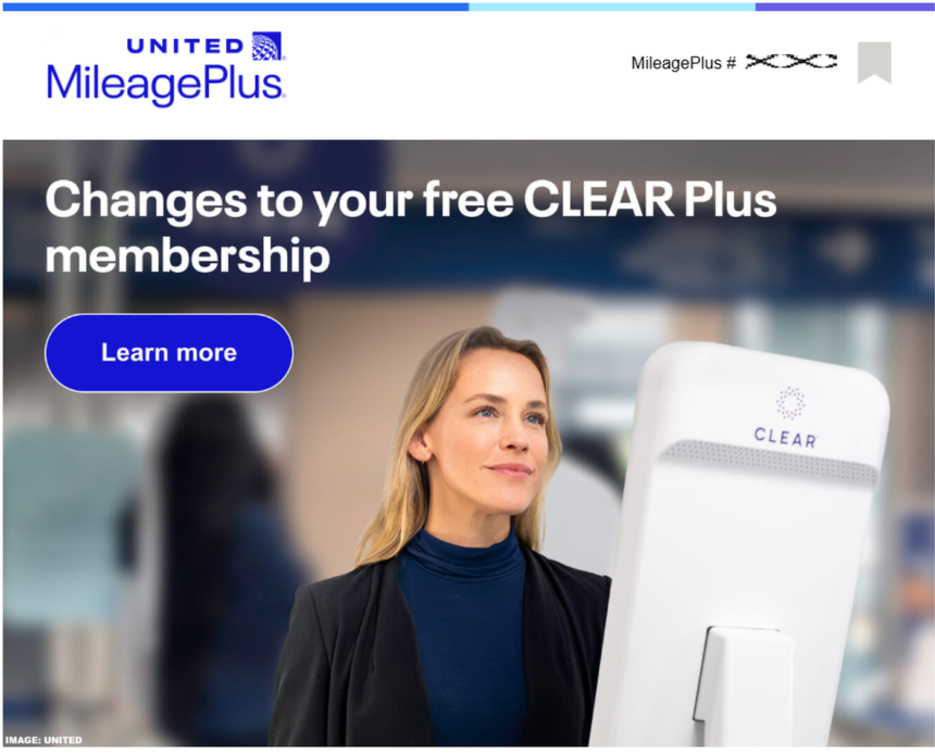 United Drops Complimentary CLEAR Membership Benefit From 1Ks From May 1, 2025