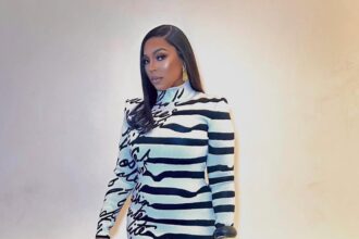 You ask, we answer! Ashanti Posed for the ‘Gram in a Black and White Balmain Dress