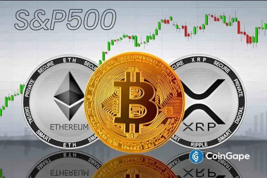 BTC, ETH, XRP Price Prediction: S&P 500 Forms First Death Cross Since 2022