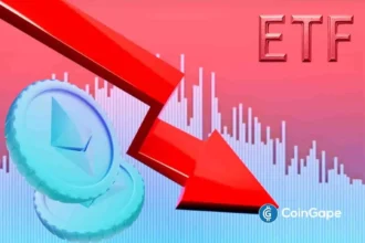 Ethereum ETFs Record $32M Weekly Outflow; ETH Price Crash To $1.1K Imminent?