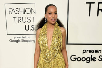 On the Scene at the Fashion Trust U.S. Awards: Kerry Washington in a Gold Beaded Burberry Gown, Ciara in a Black Lace Dundas Look, Taraji Henson in a Red Leather Simkhai Dress + More!