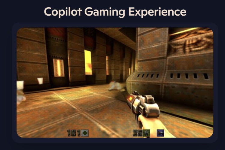 Play Quake II generated by AI: Microsoft’s Copilot Gaming demo